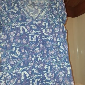 Women's Blue Graphic Tunic